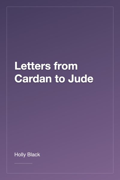 Letters from Cardan to Jude