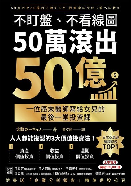 不盯盤、不看線圖，50萬滾出50億