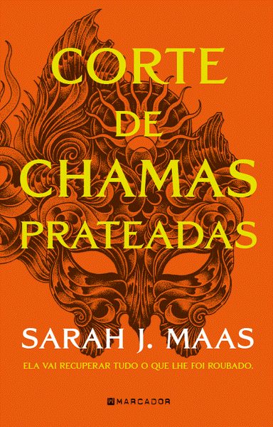 Corte de chamas prateadas